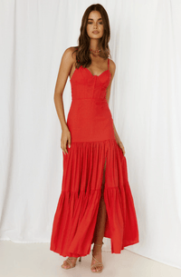 Seven Wonders - Dixie Maxi Dress in Fire - OutDazl