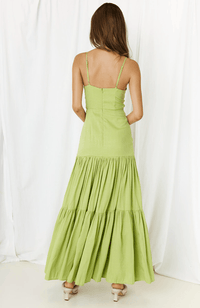 Seven Wonders - Dixie Maxi Dress in Lime - OutDazl