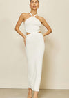 Seven Wonders - Fern Midi Dress in White - OutDazl
