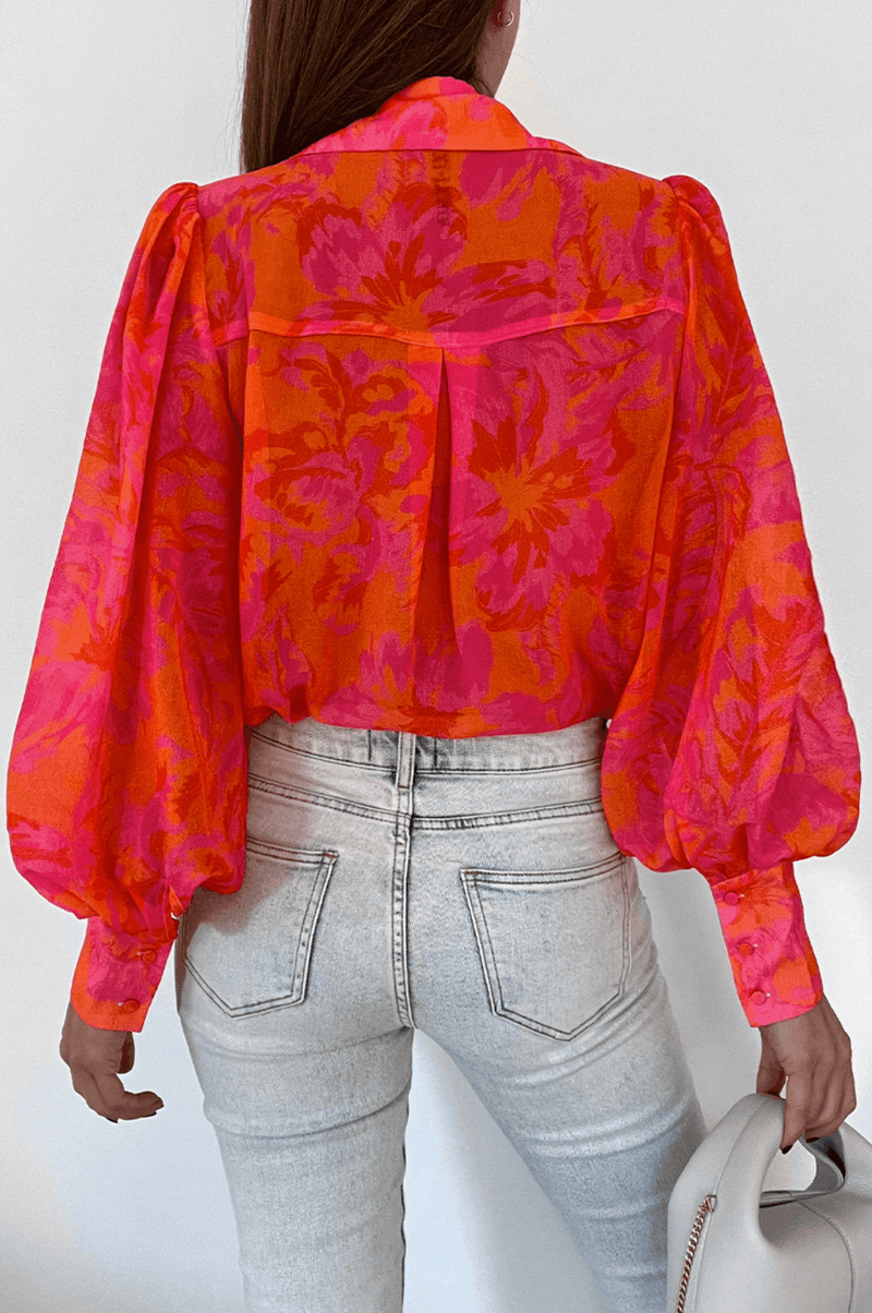 Seven Wonders - Fleetwood blouse in Citrus Pink - OutDazl