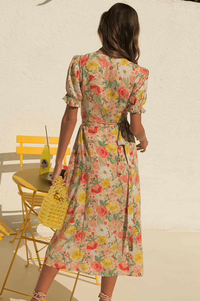 Seven Wonders - Holly Maxi Wrap Floral Dress - OutDazl