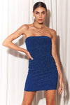 Seven Wonders - Illusion Tube Dress in Royal Blue - OutDazl