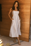 Seven Wonders - Jolene Maxi Dress in Oyster - OutDazl