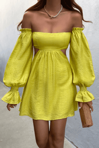 Seven Wonders - Jolie Mini Dress in Citrus - OutDazl