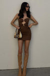 Seven Wonders - Joslin Dress in Chocolate - OutDazl