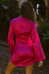 Seven Wonders - Juliet Mini Shirt Dress in Fuchsia - OutDazl