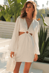 Seven Wonders - Sandra Mini Dress in White - OutDazl