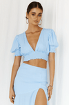 Seven Wonders - Top and Skirt Co-ord Diem in Sky - OutDazl
