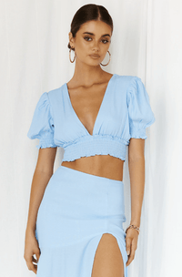 Seven Wonders - Top and Skirt Co-ord Diem in Sky - OutDazl