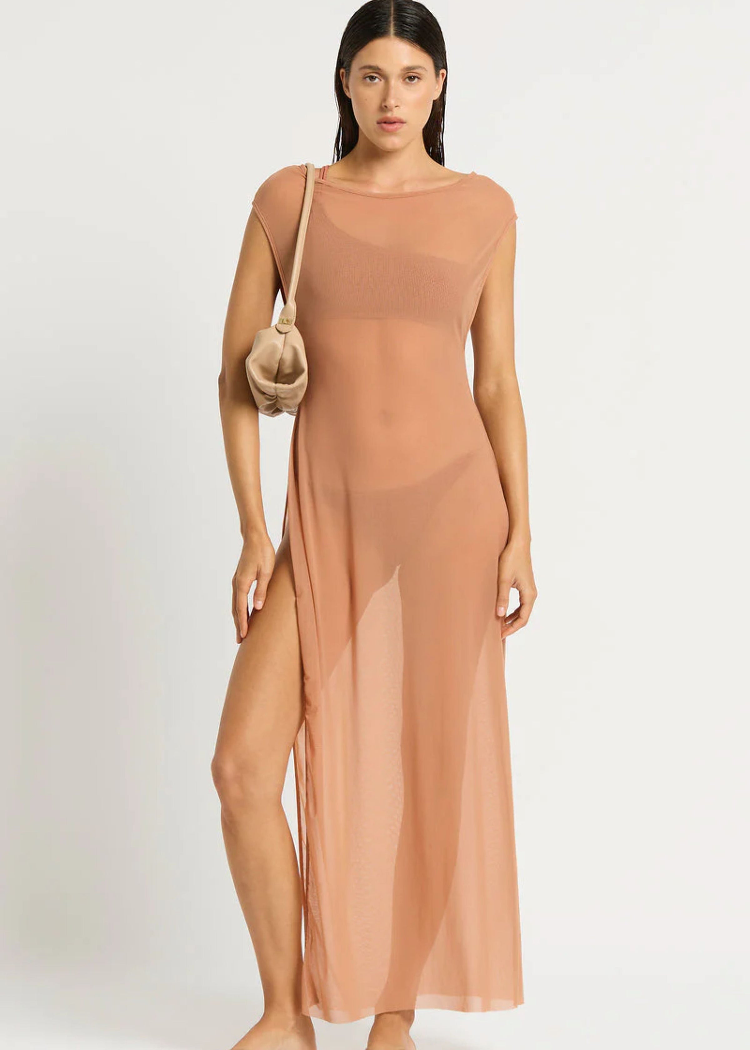 Shaina Mesh Maxi Dress