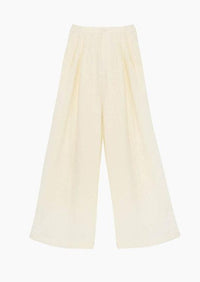 SLEEPER - Sleeper Dynasty Linen Pants in Off-white - OutDazl