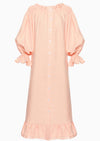 SLEEPER - Sleeper Romantica Linen dress in Rose Pink - OutDazl