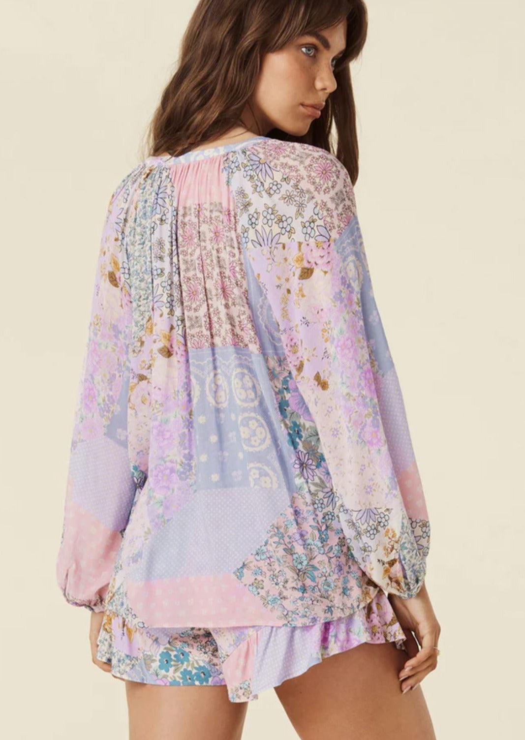 Cha Cha Blouse in Jacaranda