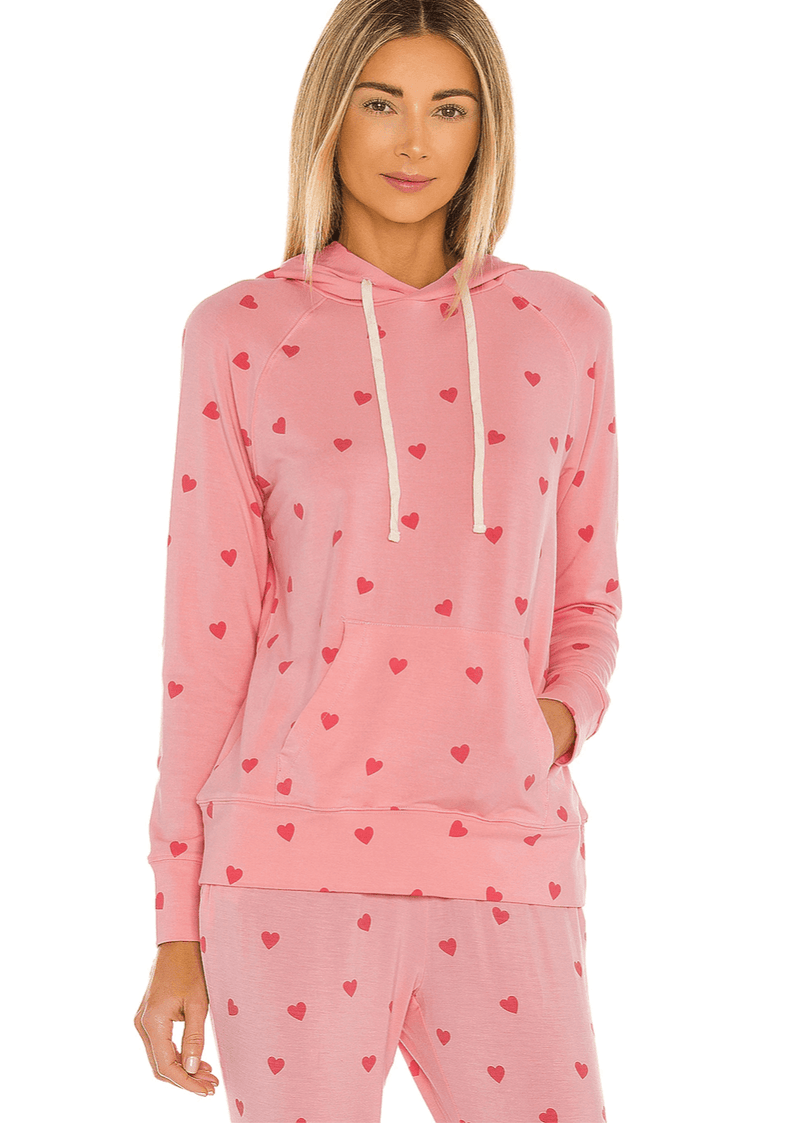 Stripe & Stare - Heart Throb Hoodie - OutDazl