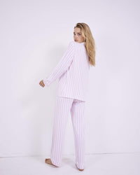 Stripe & Stare - Pyjama Set - Pale Pink Stripe - OutDazl