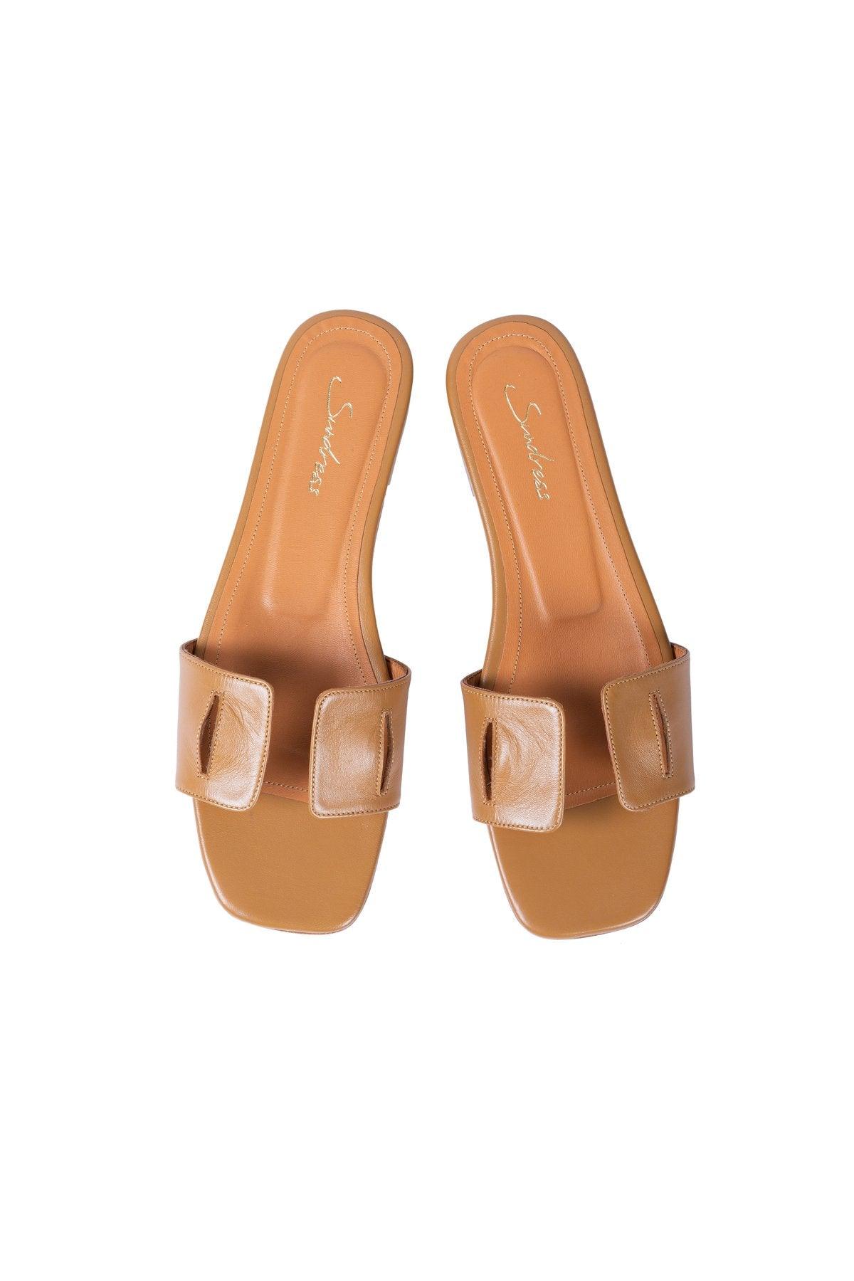 Nude on sale slide sandals