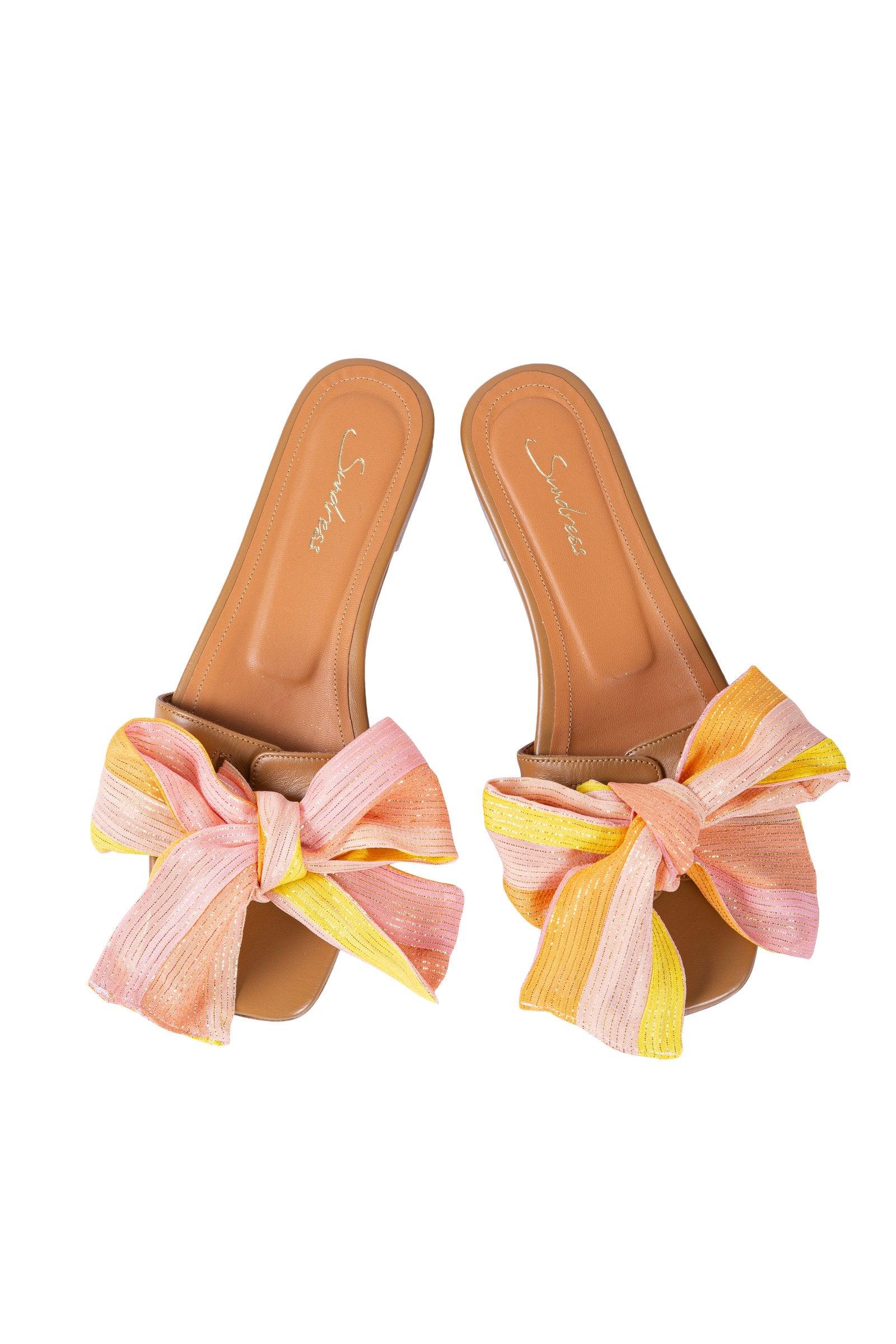 Sundress - Amour Sandals in Rainbow & Nude Ties - OutDazl