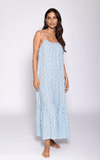 Sundress - Backless Kara Dress in Blue - OutDazl