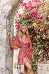 Sundress - Blair Mini Dress in Marbella Print - OutDazl