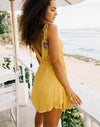 Sundress - Brooke Mini Dress in LaPaz Banana - OutDazl