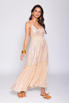 Sundress - Circa Dress in Gold - OutDazl