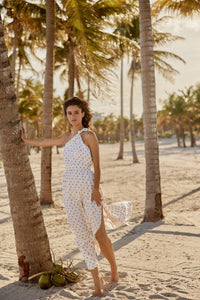Sundress - Ellyn Maxi Dress in Coconut - OutDazl