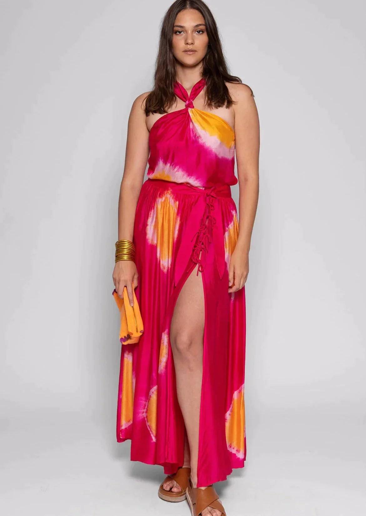 Sundress - Paulette Skirt in Tie Dye - OutDazl