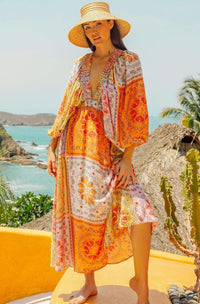 Sundress - Tia St Tropez Maxi Dress - OutDazl
