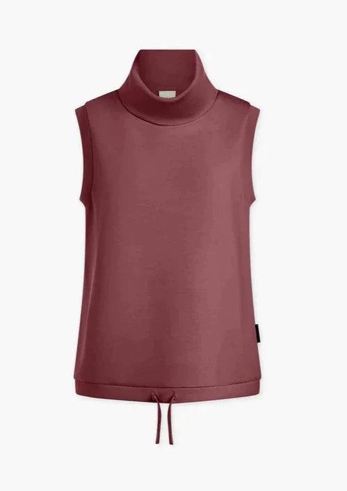 Varley - Leigh High Neck Tank in Wild Rhubarb - OutDazl