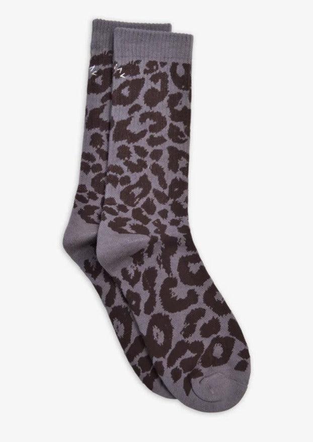 Varley - Rita Jacquard Animal Sock Cinder Leopard - OutDazl