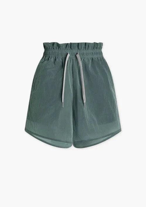 Varley - Tulair High Rise Shorts in Slate Green - OutDazl