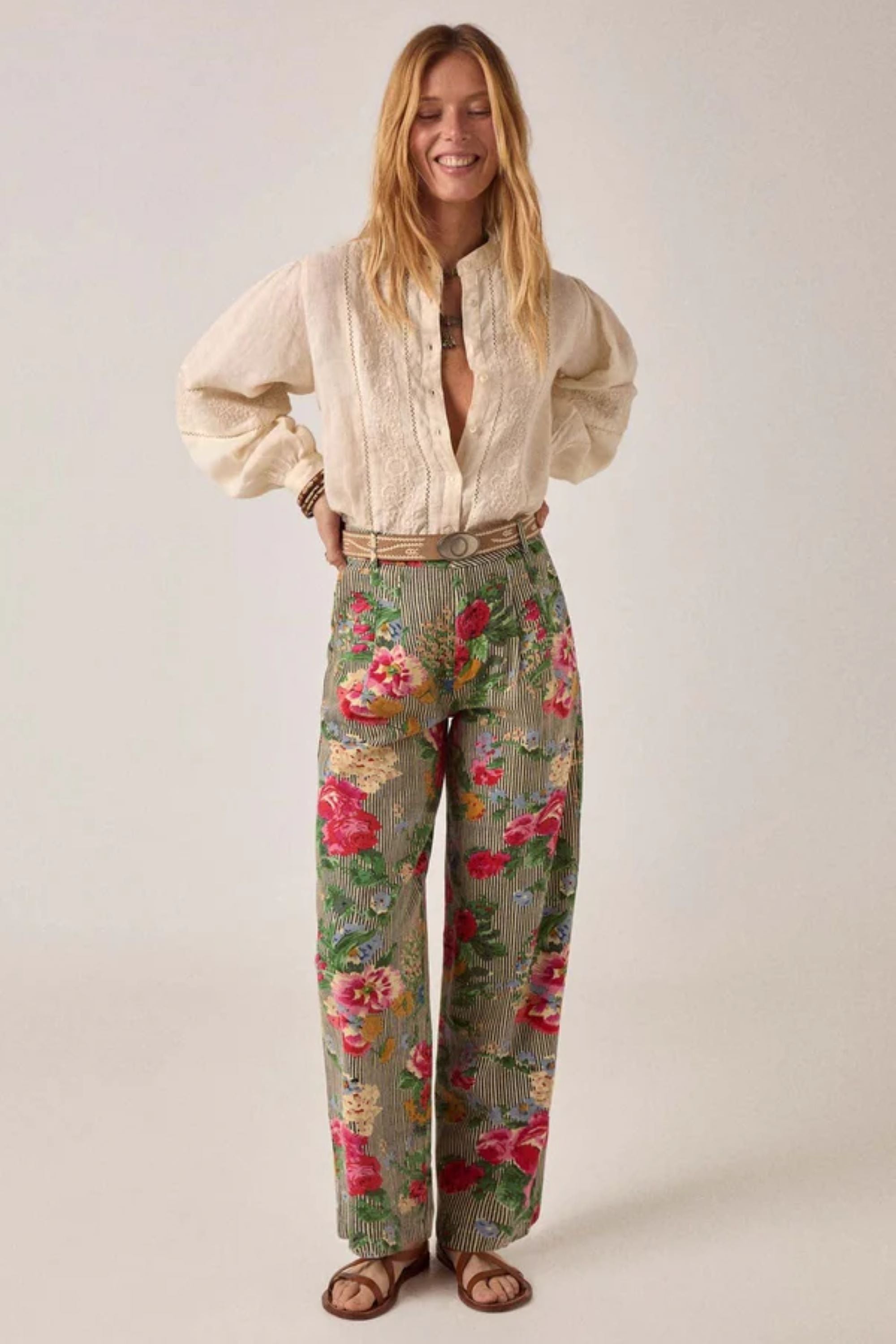 Linen Solstice Blouse Virginia-Maison Hotel-OutDazl