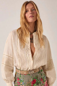 Linen Solstice Blouse Virginia-Maison Hotel-OutDazl