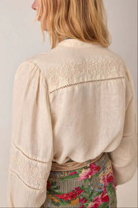Linen Solstice Blouse Virginia-Maison Hotel-OutDazl