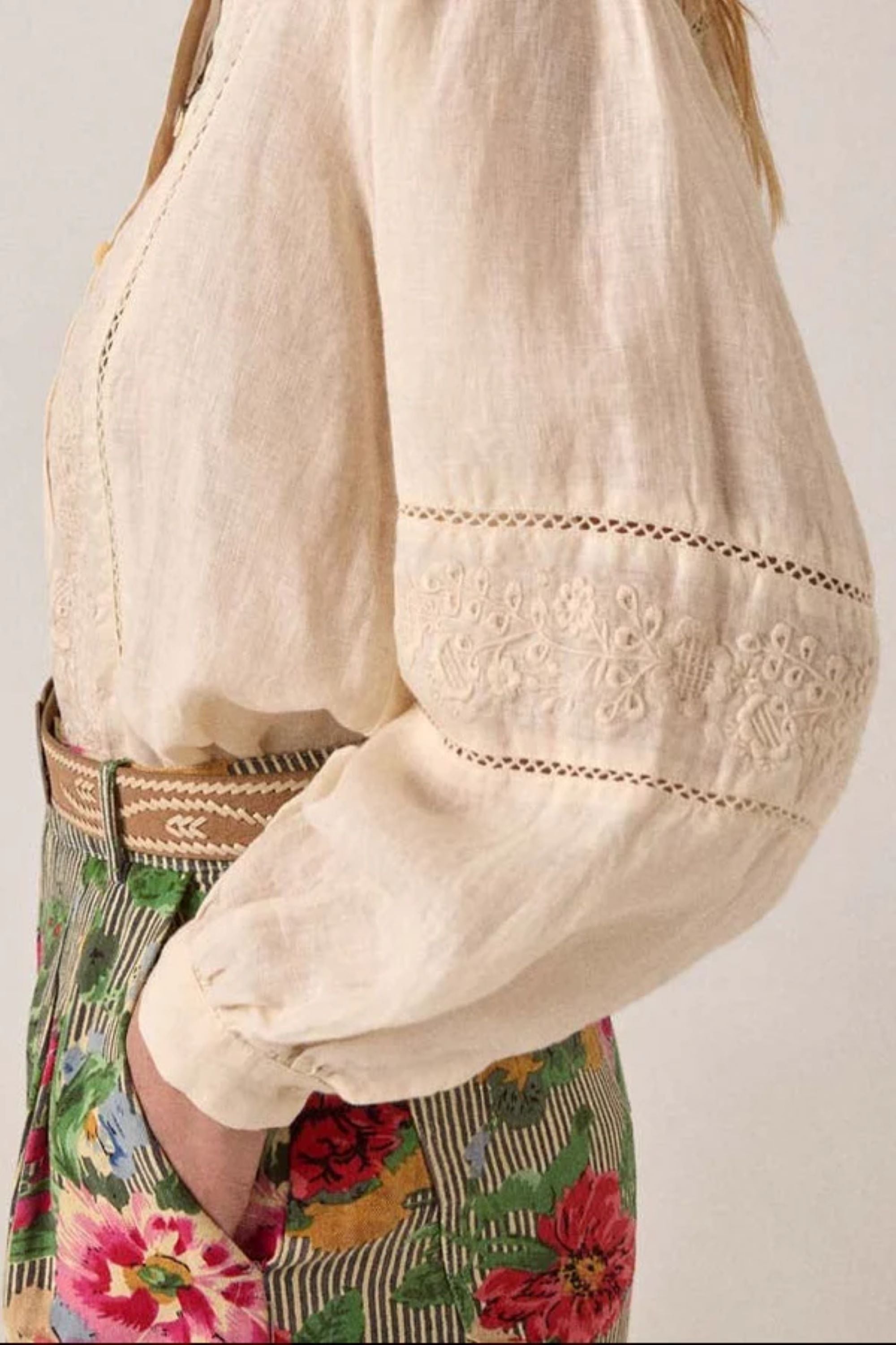 Linen Solstice Blouse Virginia-Maison Hotel-OutDazl