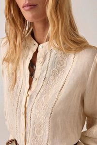 Linen Solstice Blouse Virginia-Maison Hotel-OutDazl