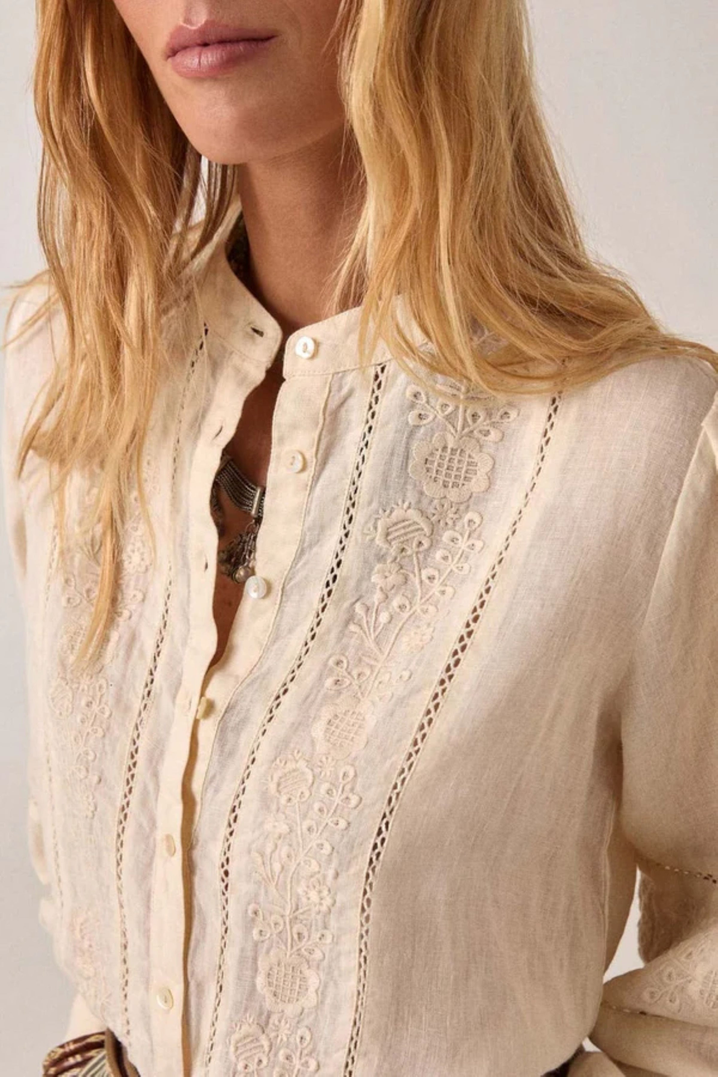 Linen Solstice Blouse Virginia-Maison Hotel-OutDazl