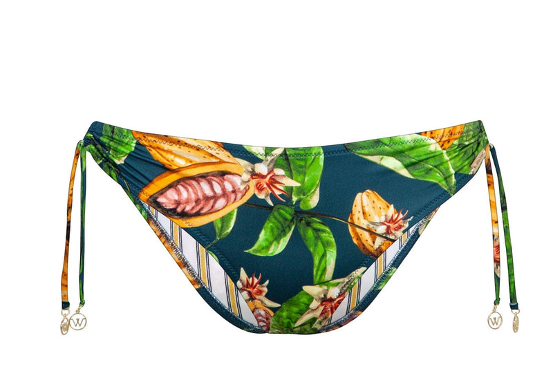 Watercult - Cocoa Tropics Adjustable Tie Bikini Brief - OutDazl