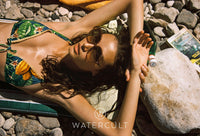 Watercult - Cocoa Tropics Triangle Bikini Top - OutDazl