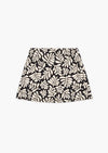 We Wore What - Black Safari Leaves Tube Skirt - OutDazl