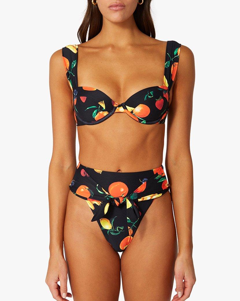 We Wore What - Claudia Bikini Top in Fruit Punch - OutDazl