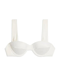 We Wore What - Claudia Bikini Top in Off White - OutDazl