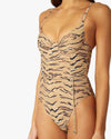 We Wore What - Danielle One Piece in Tan - OutDazl