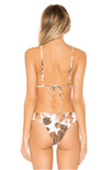 We Wore What - Delilah Bikini Bottom in Cow hide - OutDazl