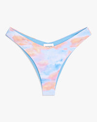 We Wore What - Delilah Bikini Bottom in Sunset Multi - OutDazl