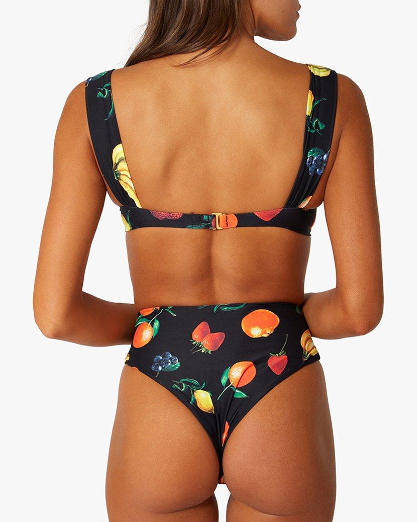 We Wore What - Riviera Bikini Bottom in Fruit Punch - OutDazl