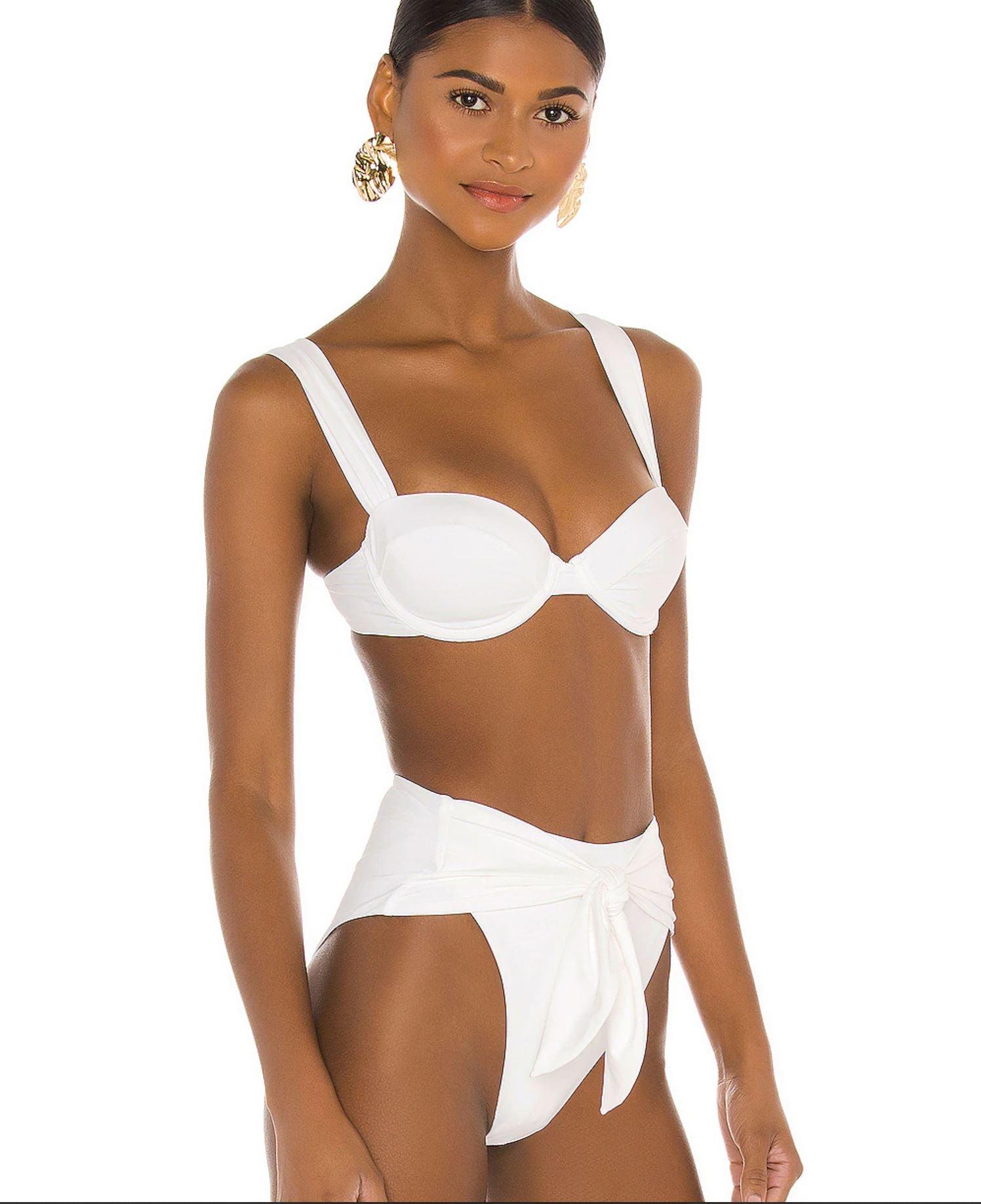 Riviera Bikini Bottom in Off White