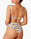 We Wore What - Riviera Bikini Bottom in Tile - OutDazl