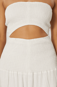 Winona - Arcadia Shirred Midi Dress - OutDazl