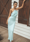 Winona - Azure Backless Dress - OutDazl